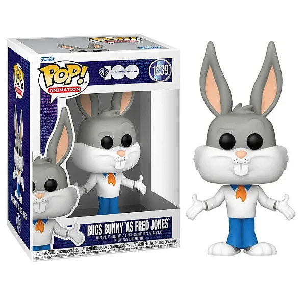 Funko Pop Looney Tunes Bugs Bunny as Fred Jones 1239