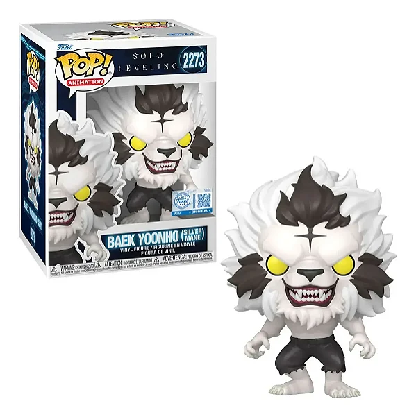 Funko Pop Solo Leveling Baek Yoonho (silver mane) 2273