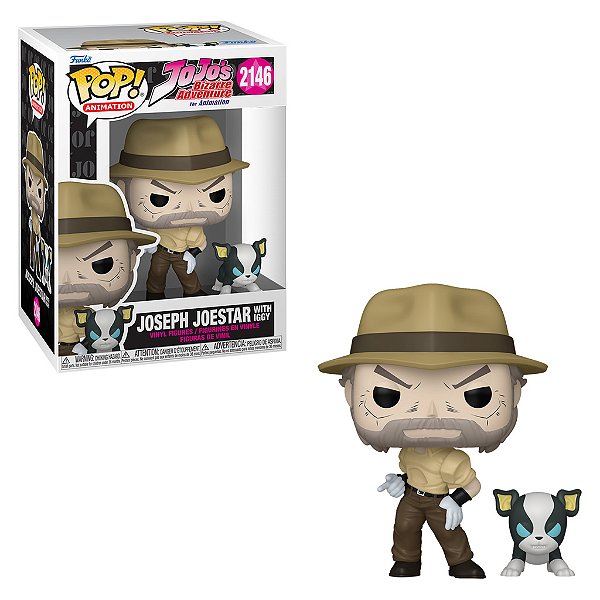Funko Pop Jojos Bizarre Adventure Joseph Joestar (with iggy) 2146