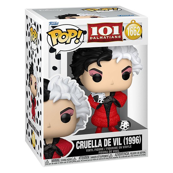 Funko Pop 101 Dalmatas Cruella de Vil (1996) 1662