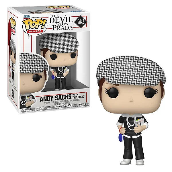 Funko Pop The Devil wears Prada Andy Sachs with the book 2042
