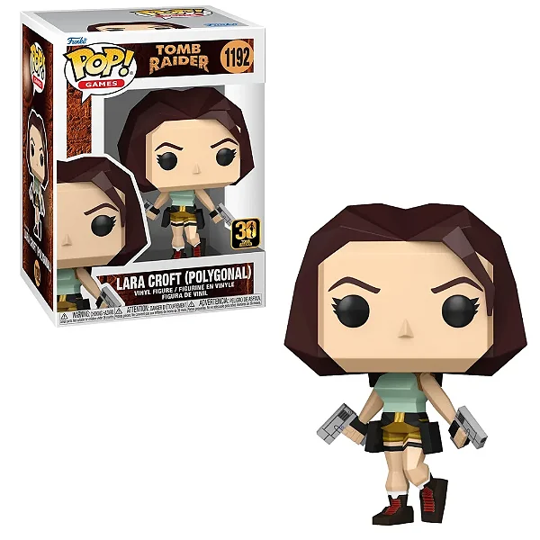 Funko Pop Tom Raider Lara Croft (polygonal) 1192
