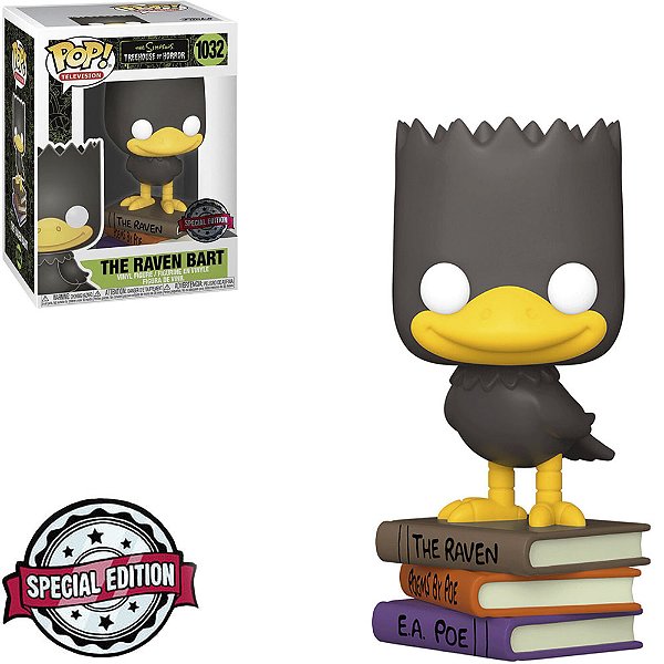 Funko Pop The Simpsons Treehouse Of Horror The Raven Bart 1032