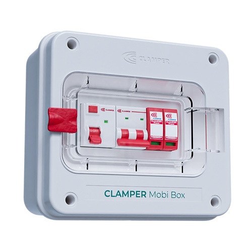 Quadro de Proteção de Veículo Elétricos 7,4kW Clamper