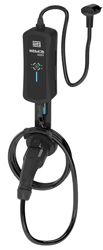 Estação De Recarga Carros Elétricos Weg Wemob 4,8kw Portátil
