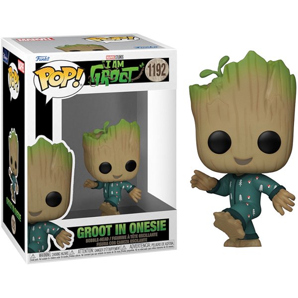 Funko Pop 1192 Marvel I am groot Groot in Onesie