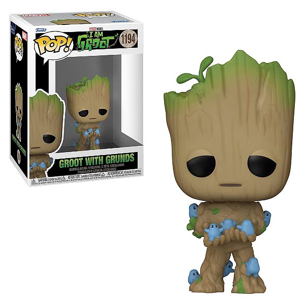 Funko Pop 1194 I am Groot Groot With Grunds