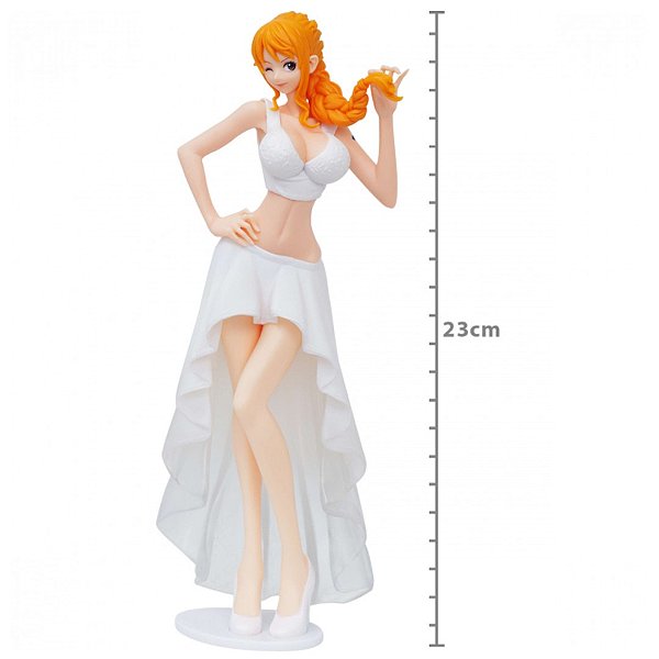 Action Fig One Piece Nami Noiva Branca Lade Edge Wedding Ver. A  ​