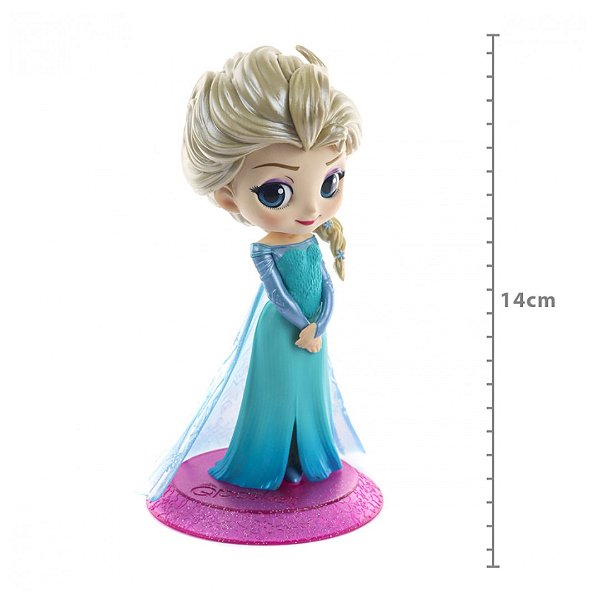 Action Fig Disney Frozen Elsa Glitter Line Q Posket