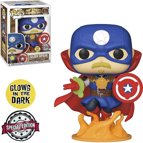 Funko Pop 679 Infinity Warps Soldier Supreme Special Edition