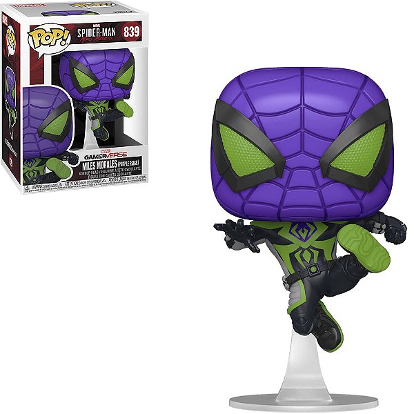 Funko Pop 839 Marvel Spider Man Miles Morales Purple Reign