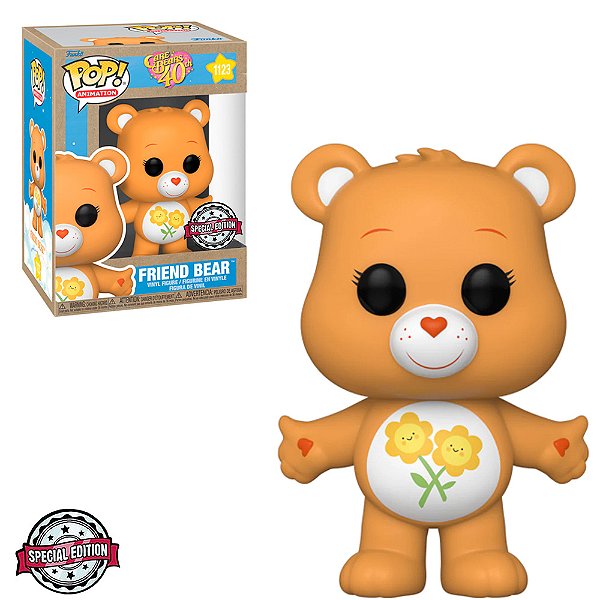 Funko Pop 1123 Care Bears 40th Friend Bear Special Edition