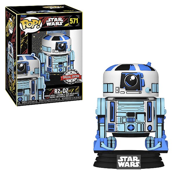 Funko Pop 571 Star Wars Retro Serie R2-D2 Special Edition