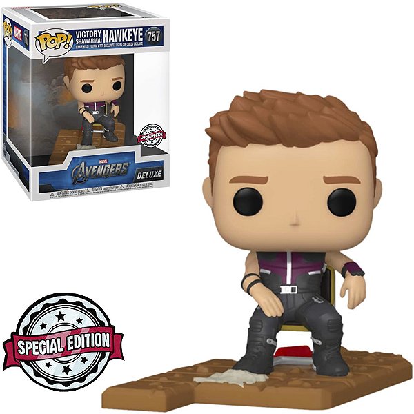 Funko Pop 757 Marvel Avengers Victory Shawarma Hawkeye Special Edition