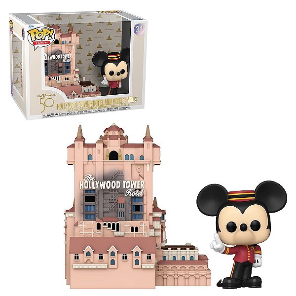 Funko Pop 31 Disney Hollyhood Tower Hotel and Mickey Mouse