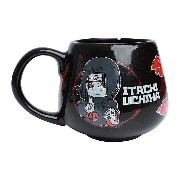 Caneca 3D 400ml Naruto Akatsuki Itachi Chibi