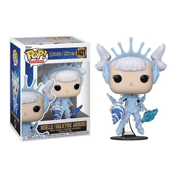 Funko Pop 1421 Black Clover  Noelle Com Armadura De Valquíria