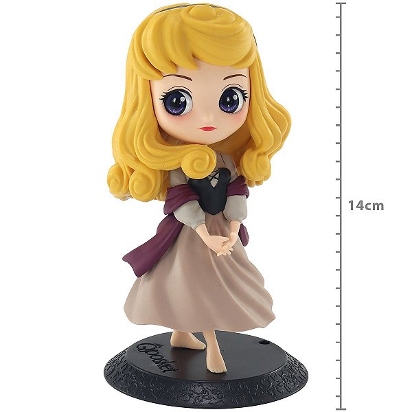 Action Fig Disney Princesa Aurora(Bela Adormecida) Briar Rose Q Posket Ref 20435-20436