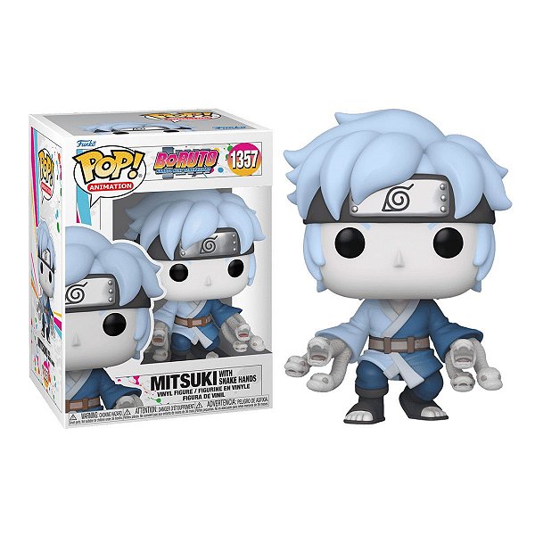 Funko Pop 1357 Boruto Naruto Next Generations Mitsuki Com Mãos De Cobra