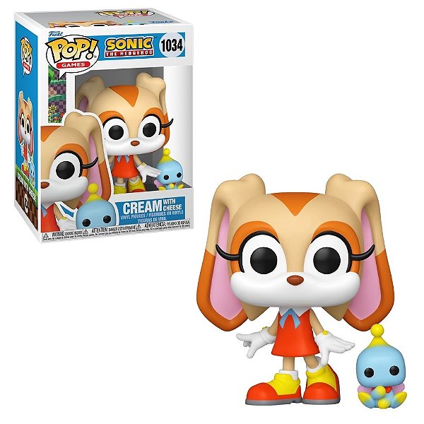 Funko Pop1034 & Buddy Sonic The Hedgehog Cream E Cheese