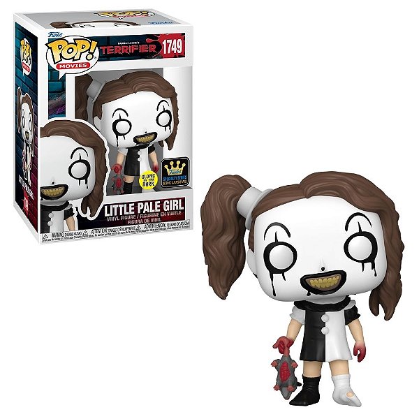 Funko Pop 1749 Terrifier Little Pale Girl Clown in the Dark