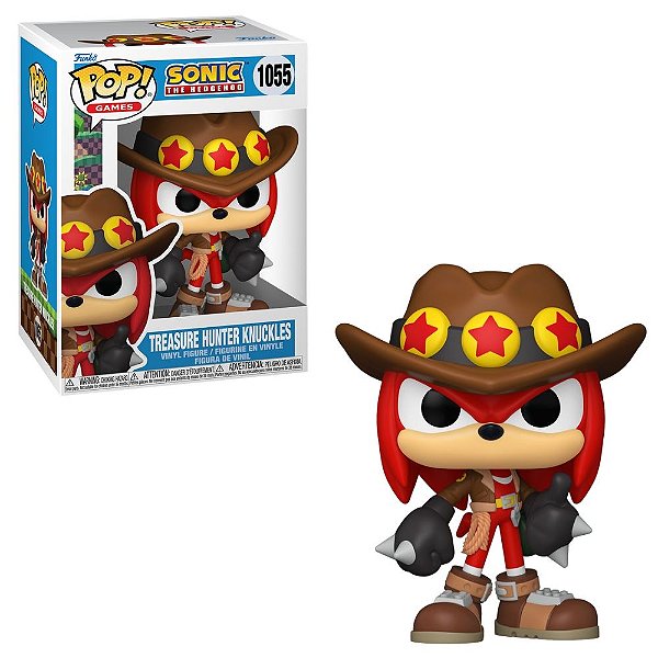 Funko Pop 1055 Sonic The Hedgehog Caçador De Tesouros Knuckles