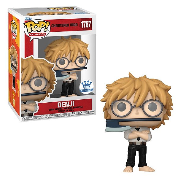 Funko Pop 1767 Chainsaw Man Denji Com Machado