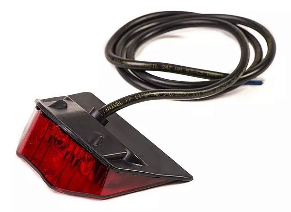Lanterna Traseira Led Lente Vermelho Compativel Ktm 08/ 19 Enduro