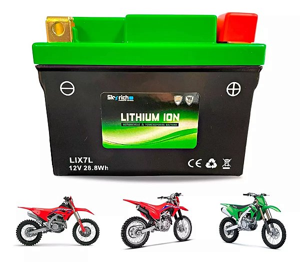 Bateria Litio Skyrich Lix7l Honda Crf250f Kxf Ktm Sx Yamaha