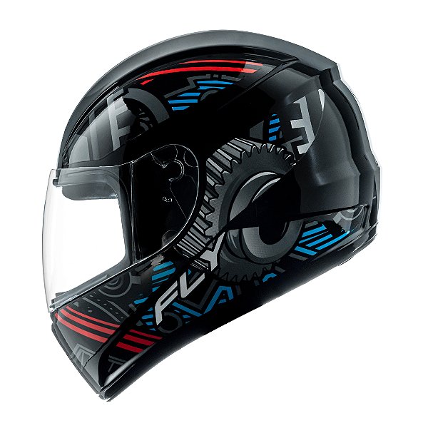 Capacete Fly F9 Hg Motor