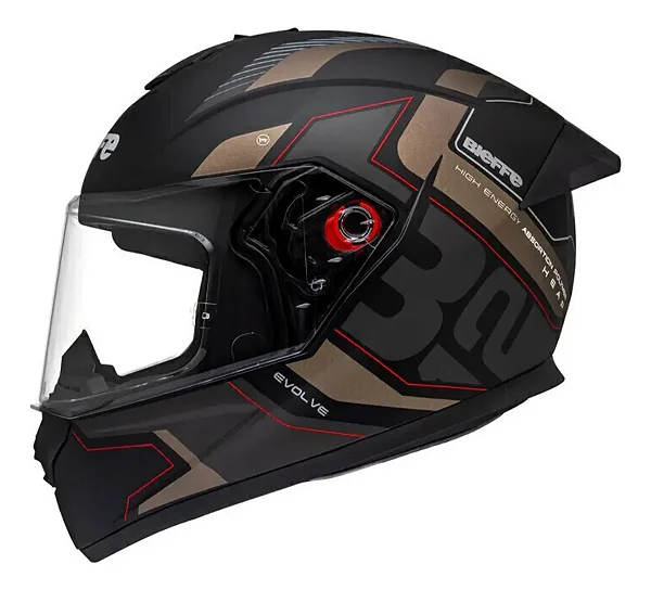 Capacete Bieffe B12 Evolve Preto Fosco Grafite