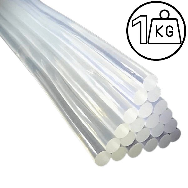 REFIL COLA QUENTE SEMI TRANSPARENTE FINA 1000G