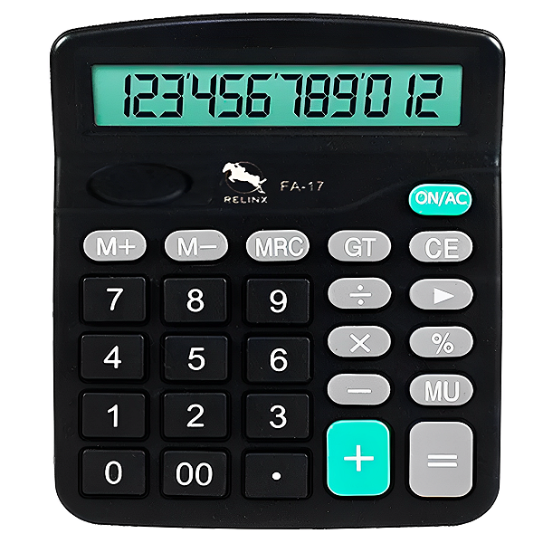 CALCULADORA MESA 12 DIG FA-17 FUTURO BRASIL
