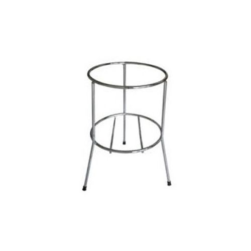 SUPORTE DE SOLO CROMADO PARA EXTINTOR PQS 4 KG E PQS 6 KG