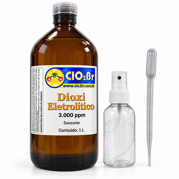 Dioxi Eletrolítico 3.000 ppm — 1 L — VIDRO