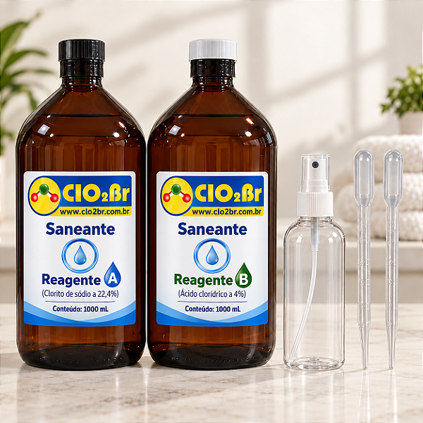 Kit saneante 1 L + 1 L (Vol. 2000 mL)