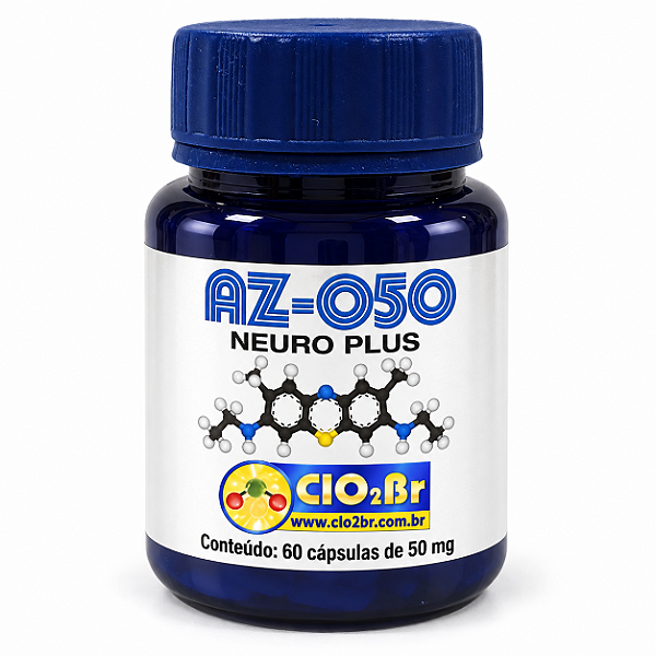 AZ-050 NEURO PLUS (60 cápsulas de azul de metileno 50 mg)