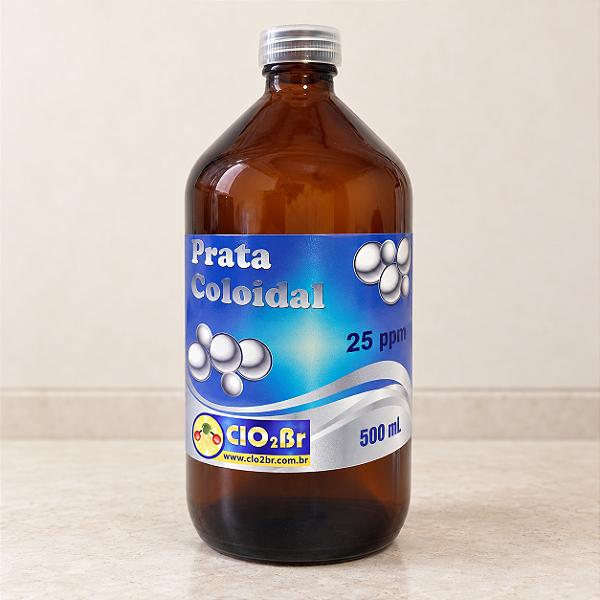 Prata Coloidal 25 ppm - 500 mL