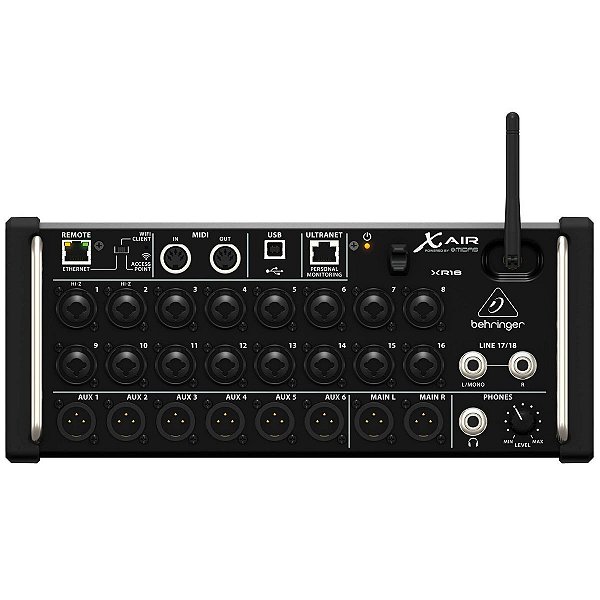 Mesa de som Digital XR18 18 canais Wifi USB - BEHRINGER