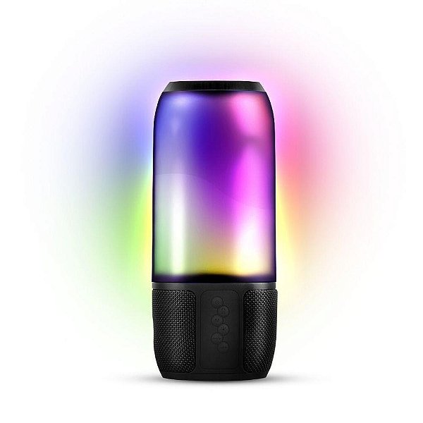 Caixa de Som Bluetooth LIGHTSHOW Bat. e Iluminação NOVIK NEO