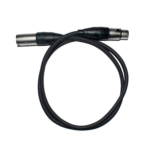 Cabo Microfone Linha Prata XLR Macho x XLR Fêmea 10m - Kalifa Cables