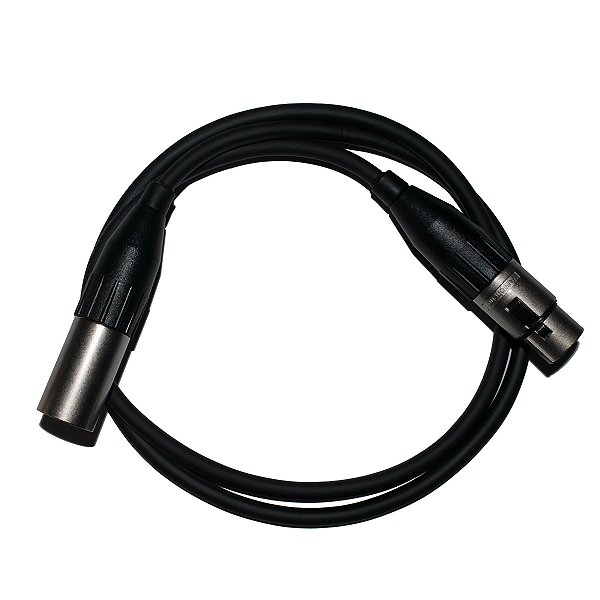 Cabo Microfone Linha Ouro XLR Macho x XLR Fêmea 10m - Kalifa Cables