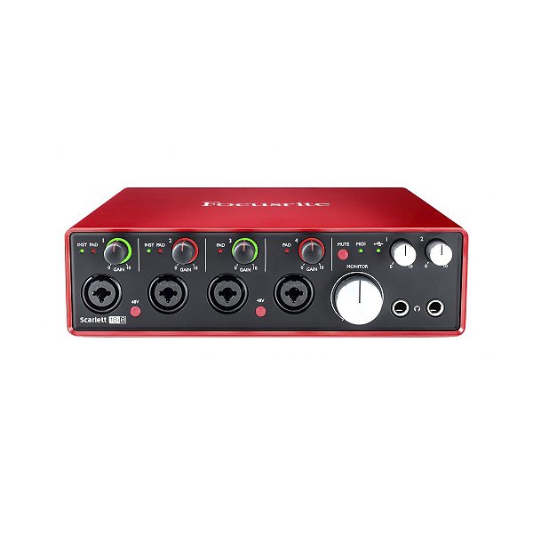 Interface de áudio Scarlett 18i8 (2ª Geração) - FOCUSRITE