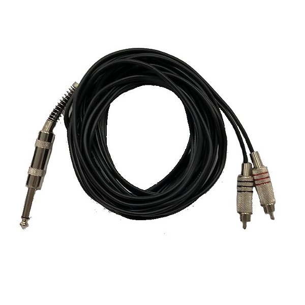 Cabo Philips Paralelo L. Bronze 2RCAxP10 5MT - KALIFA CABLES
