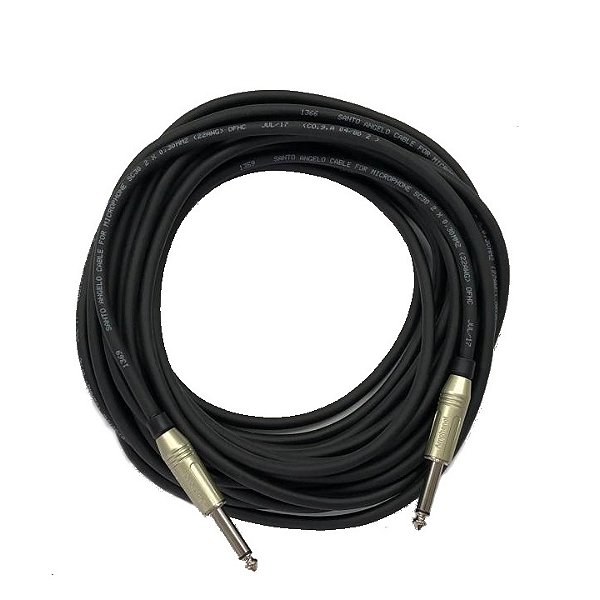 Cabo de Sinal Linha Ouro P10xP10 10MT - KALIFA CABLES