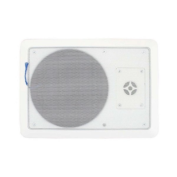Arandela Retangular RT 6090 PPS 65W Rms 6 Pol. Branca - DSK