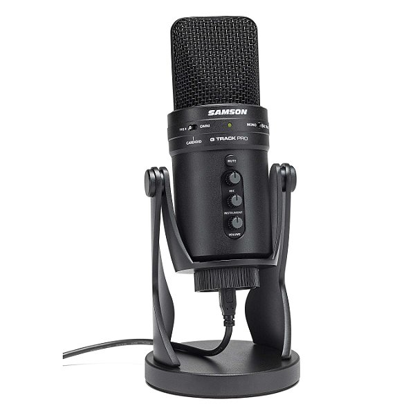 Microfone G-TRACK PRO USB com Interface de Áudio - SAMSON