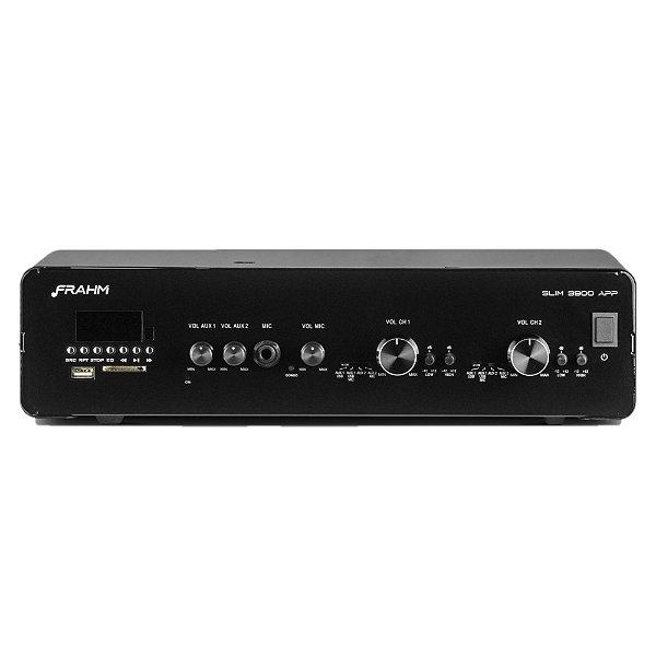 Amplificador para Som Ambiente Slim 3900 APP Bluetooth - FRAHM