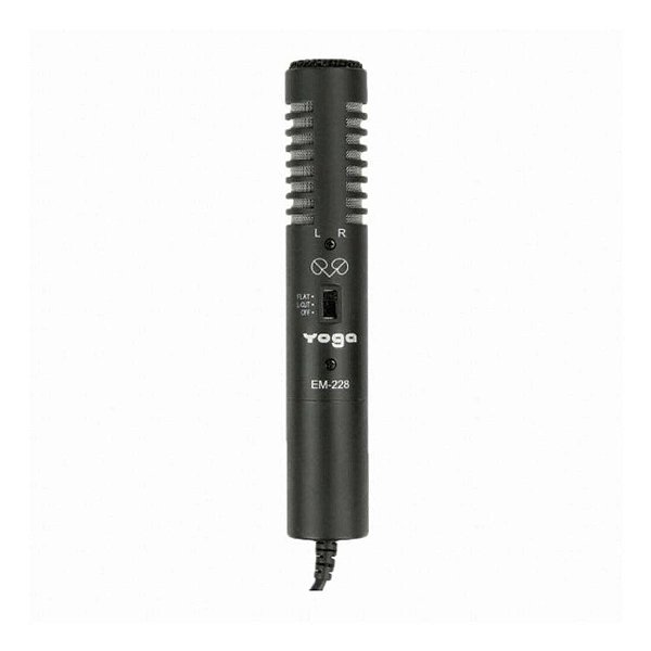 Microfone EM-228 X/Y Estéreo para DSLR ou Filmadoras - YOGA