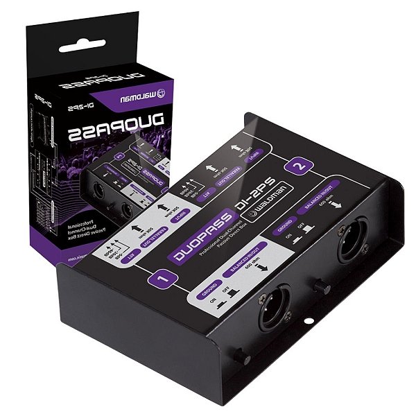 Direct Box WALDMAN DUOPASS DI-2PS  Passivo De 2 Conexões